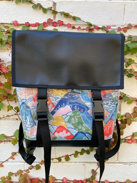 Backpack/ Shoulder Bag - Zen Mountains
