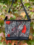 Carmie Bag - Leafy Red