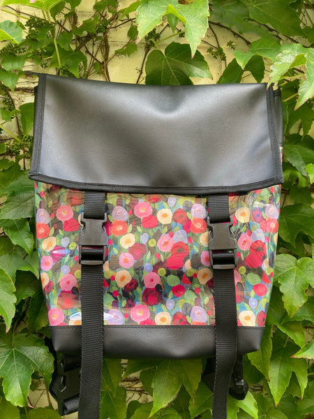 Backpack/ Shoulder Bag - Field Of Colour