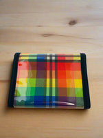 Mini Wallets - Rainbow Plaid