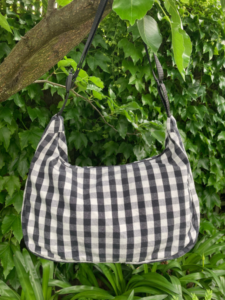 Everyday Bag - Black & White Gingham