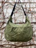 Everyday Bag in Khaki Japanese Denim — handmade vegan bag by Fat Mumma's, Melbourne