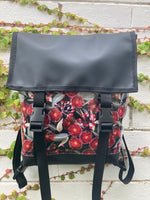 Backpack/ Shoulder Bag -  Red Flowering Gumtree