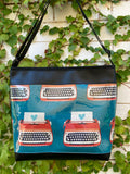 Zip-Up Tote Bag - Typewriter