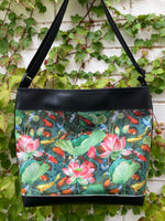 Zip-Up Tote Bag - Fish Pond