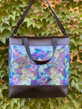 Carry All Bag - Green Blue Leaves