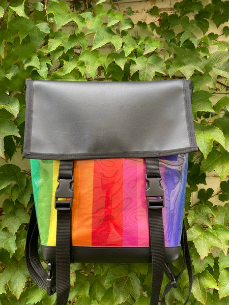 Backpack/ Shoulder Bag - Rainbow Pride