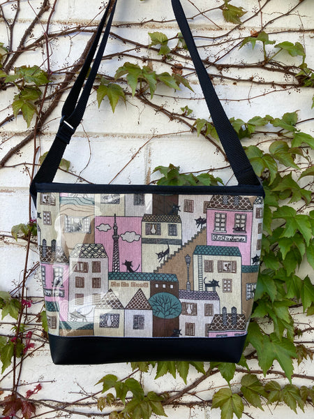 Carmie Bag - Cat On A Hot Tiled Roof Pink